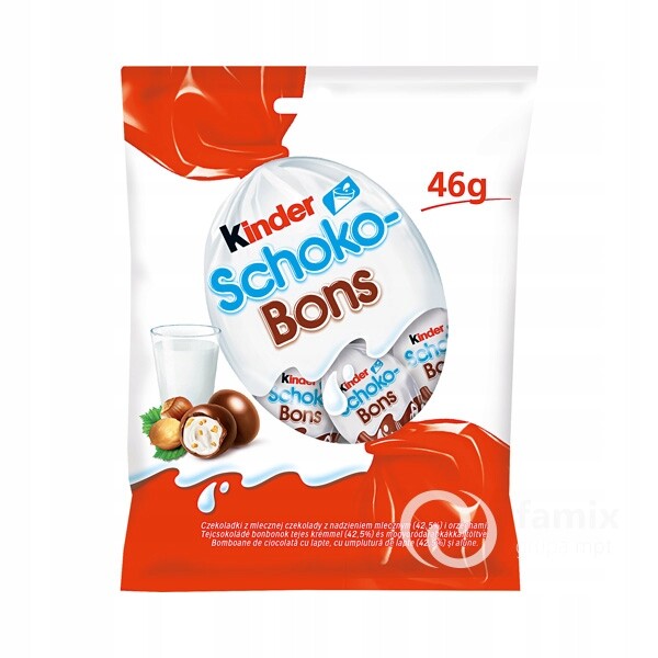 Bonbóny Kinder Schoko Bons 46g x 12 kusů