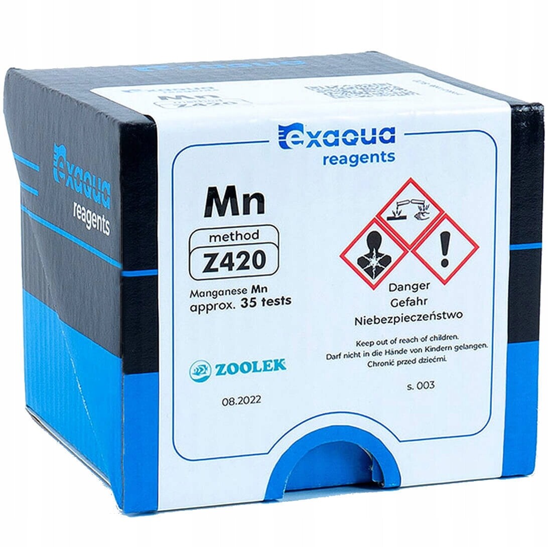 Exaqua Mangan Mn Z420 – činidla pro PRO3/PRO6