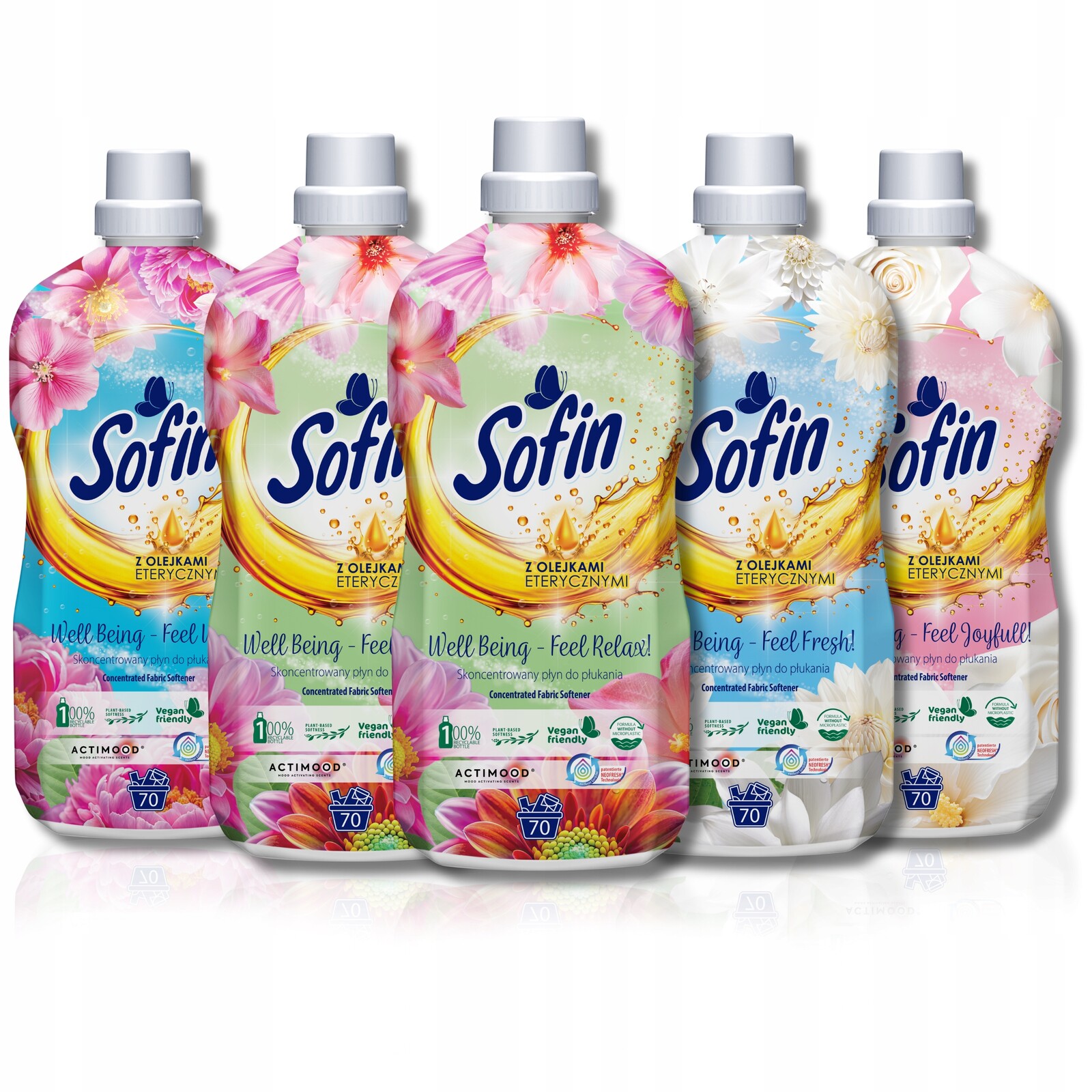 Sofin tekutá aviváž Koncentrát s oleji MIX 1,4 l x 5 ks 350 praní