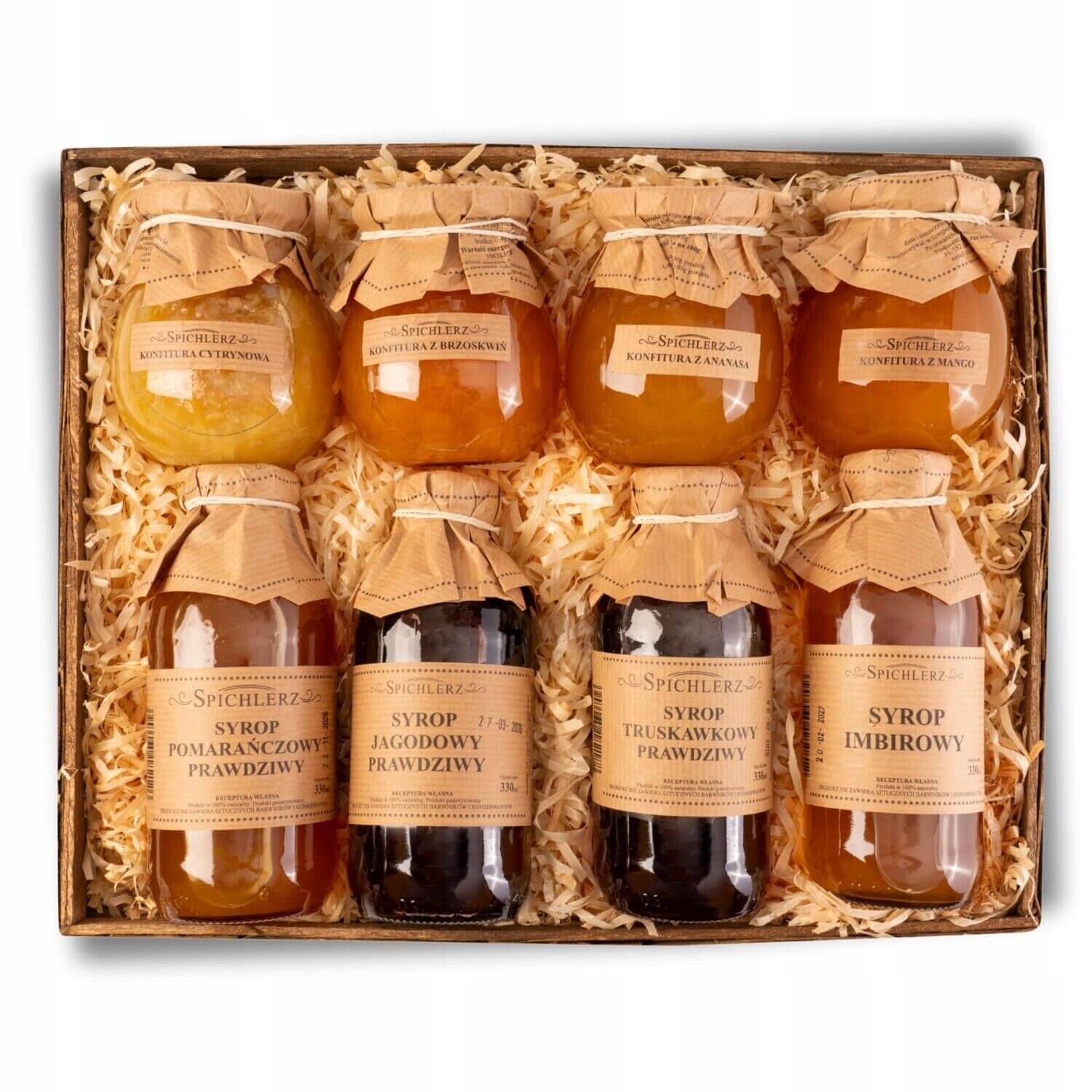 Sada Přepravy přírodní dárkový koš