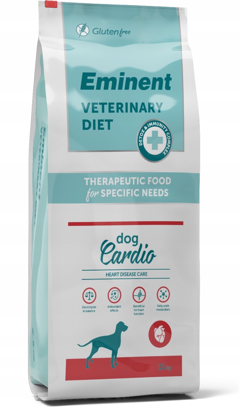 Eminent Veterinary Dog Cardio 11kg krmivo pro dietní onemocnění srdce XL