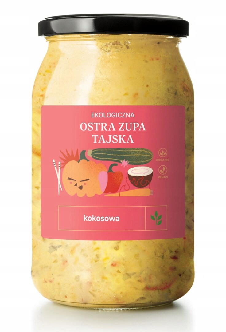 Tajská Polévka Ostrá Kokosová Bio 900 ml Jemná