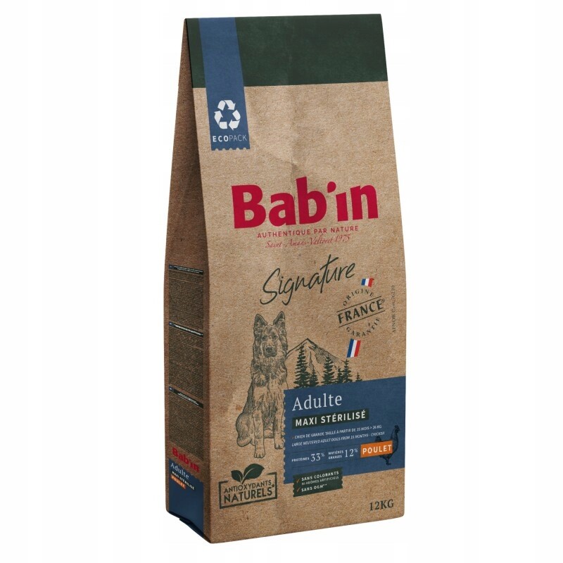 Bab'in Signature Maxi Sterilized pro psy velkých plemen 12 kg
