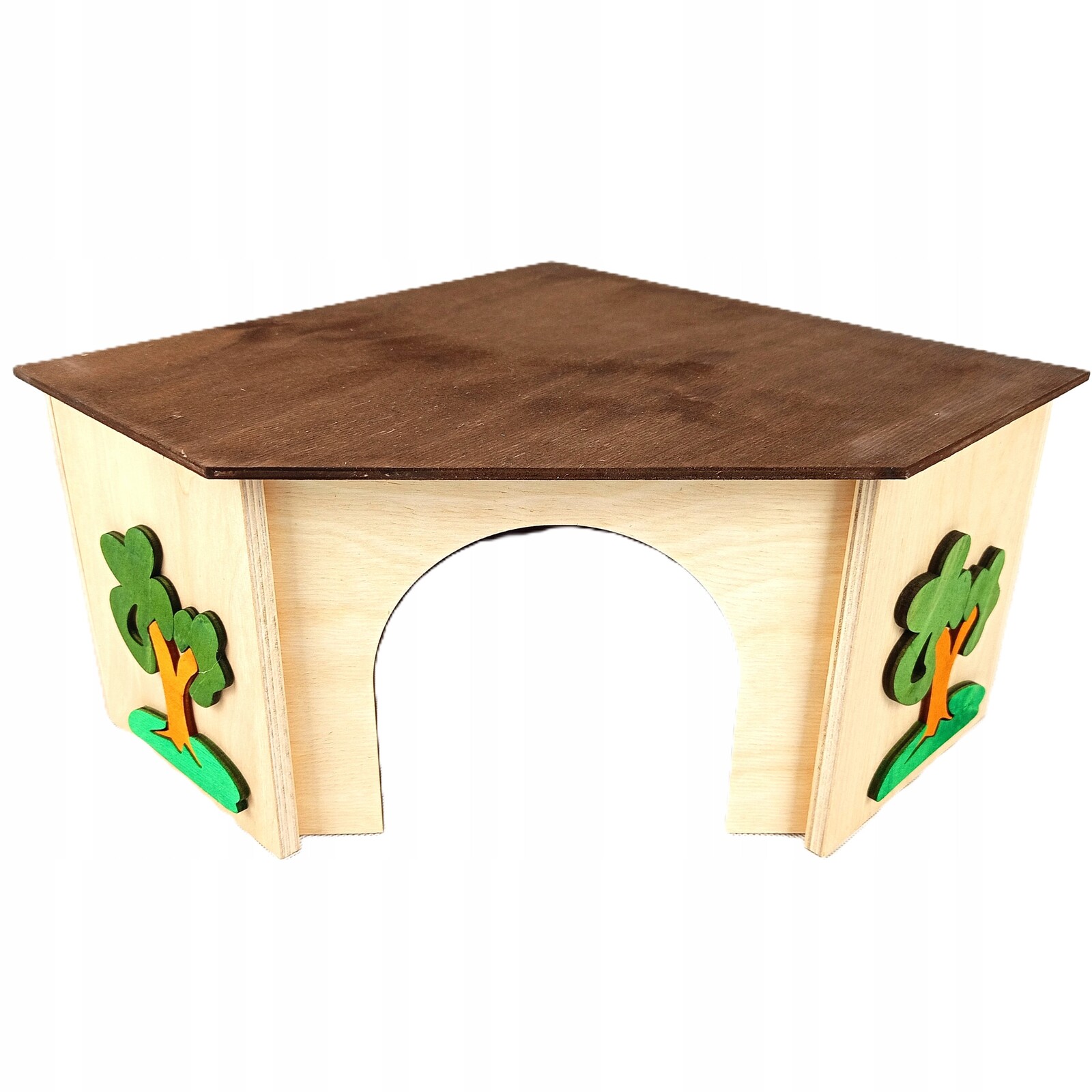 Domeček pro křečka, prasátko, králíka, hlodavce, kasičky 15 x 27,5 x 27,5 cm