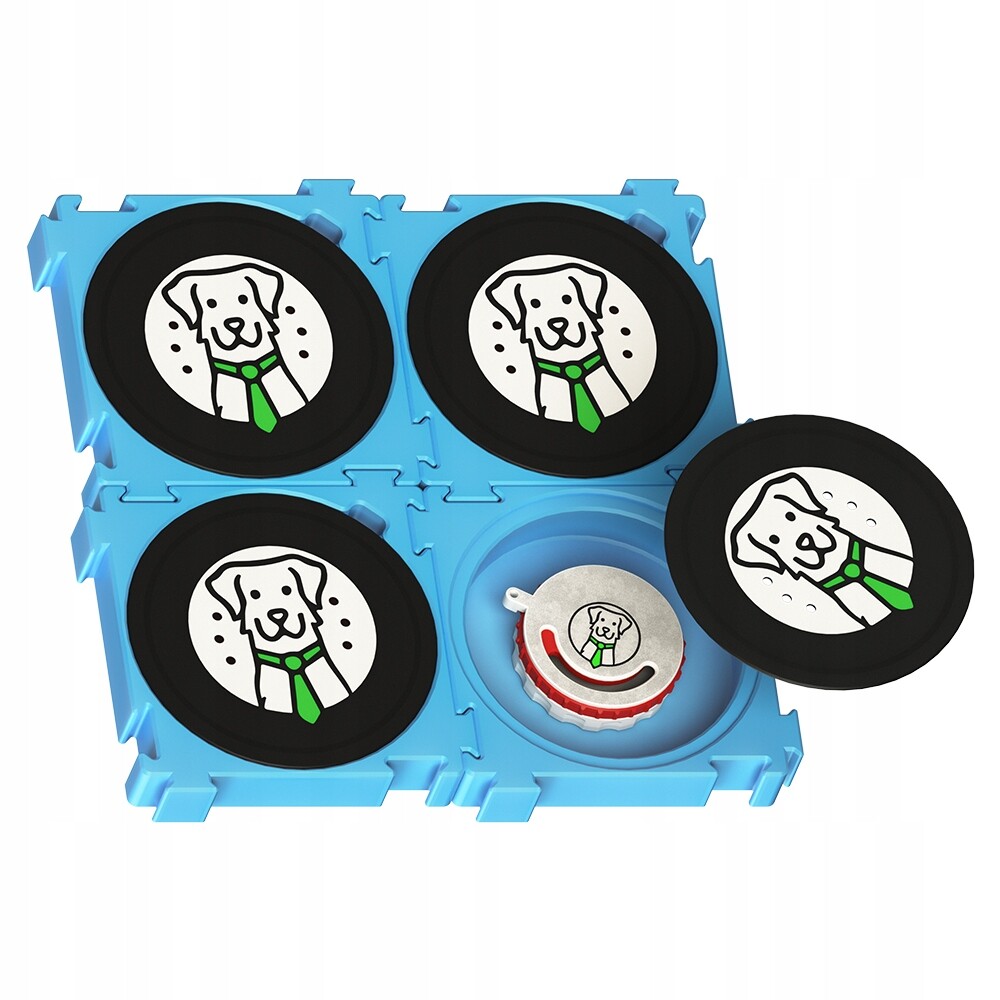 4 x puzzle vonná plechovka Fluonose Mini+ pro trénink Nosework