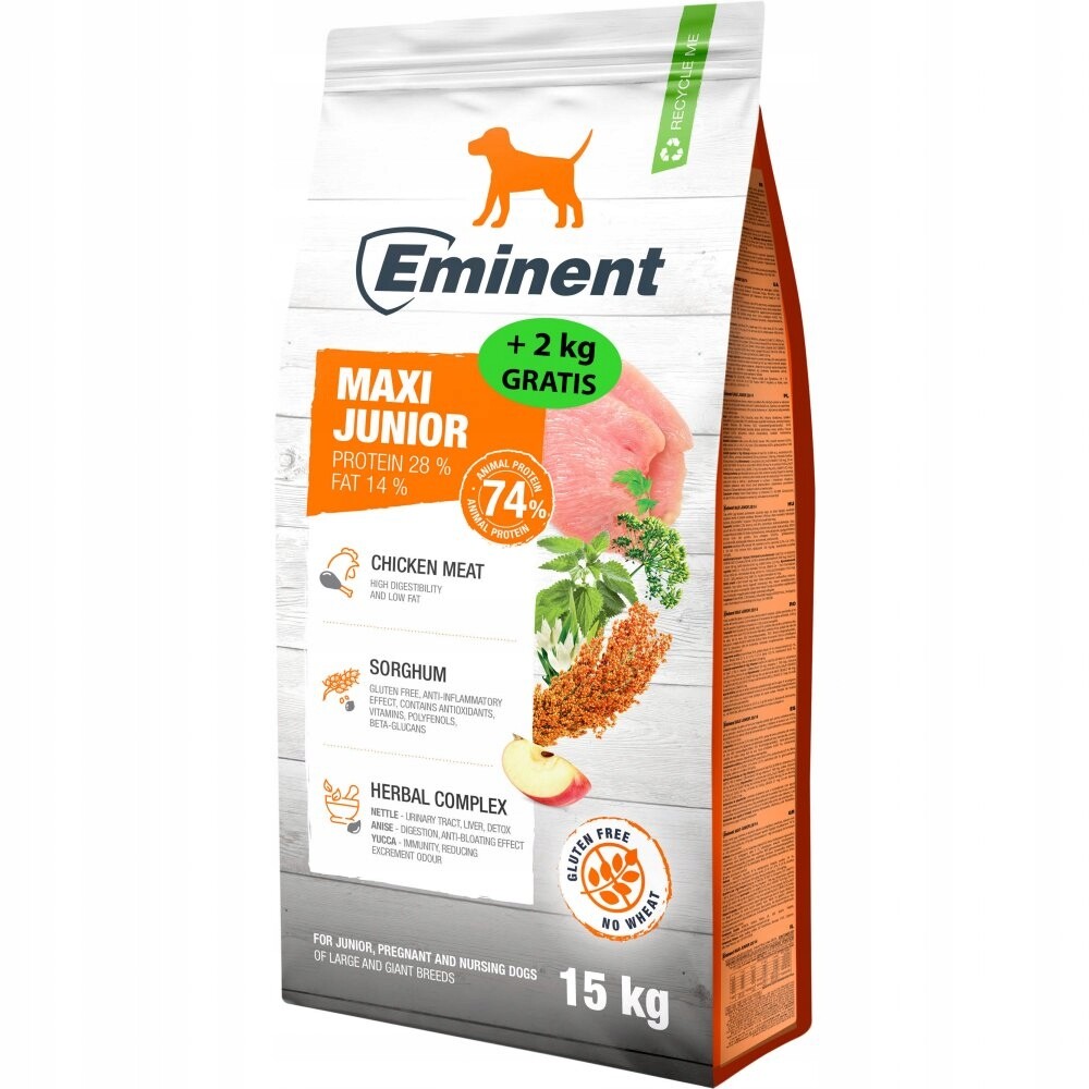 Eminent Maxi Junior High Premium 15 kg 2 kg