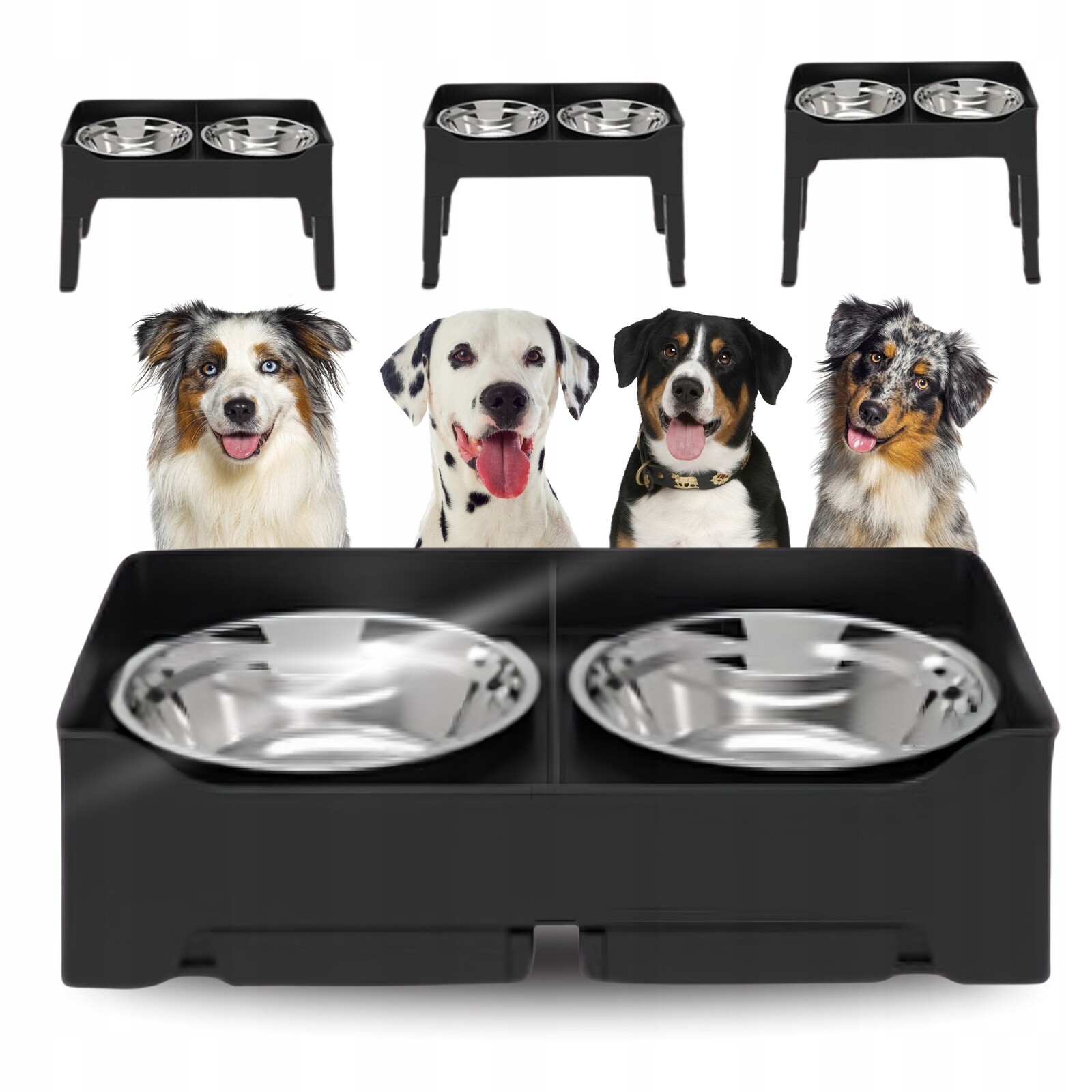 Sada misek pro psa černá