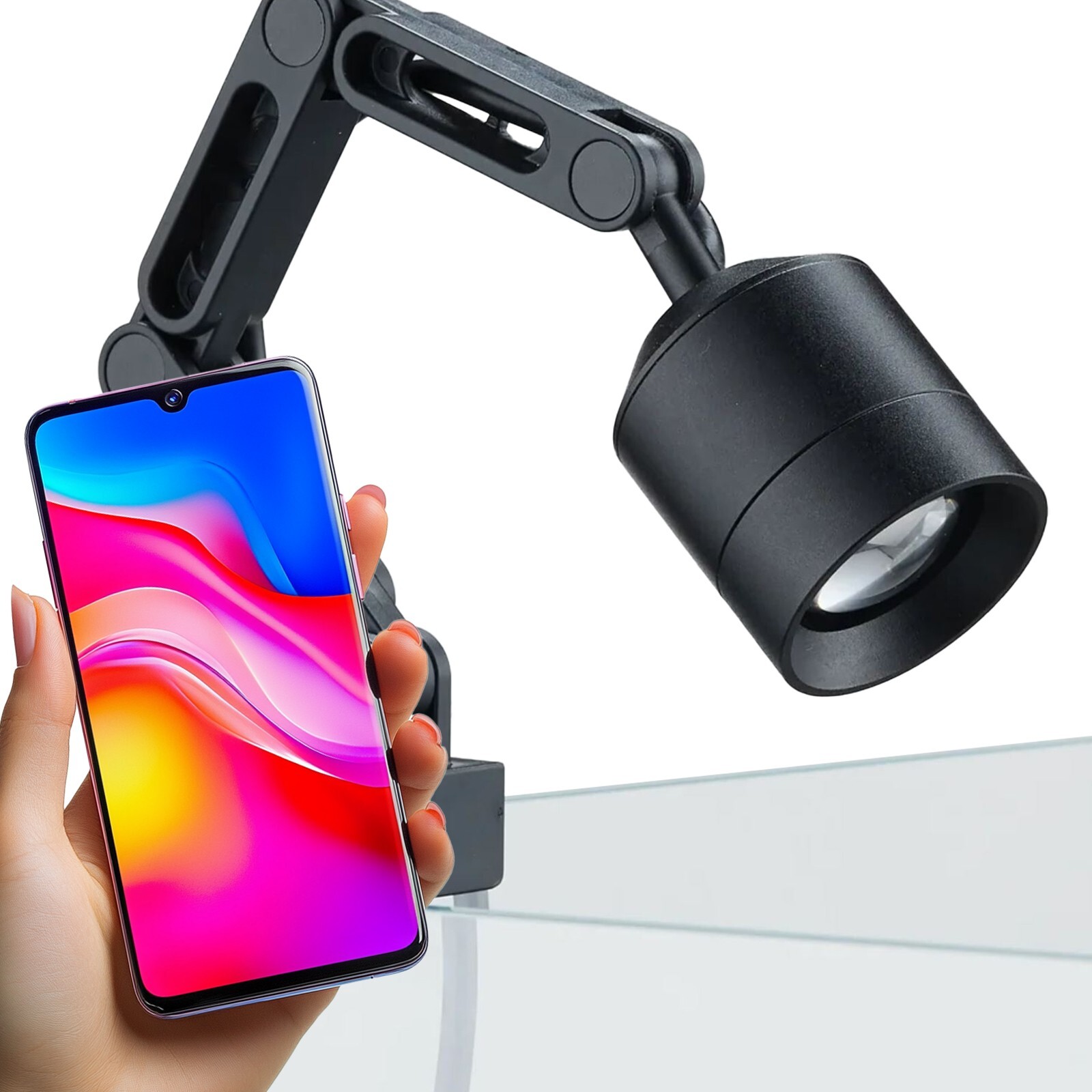 Kompaktní Led Lampa Zoom 6W, Ovládání Aplikací, Přesná A Stylová