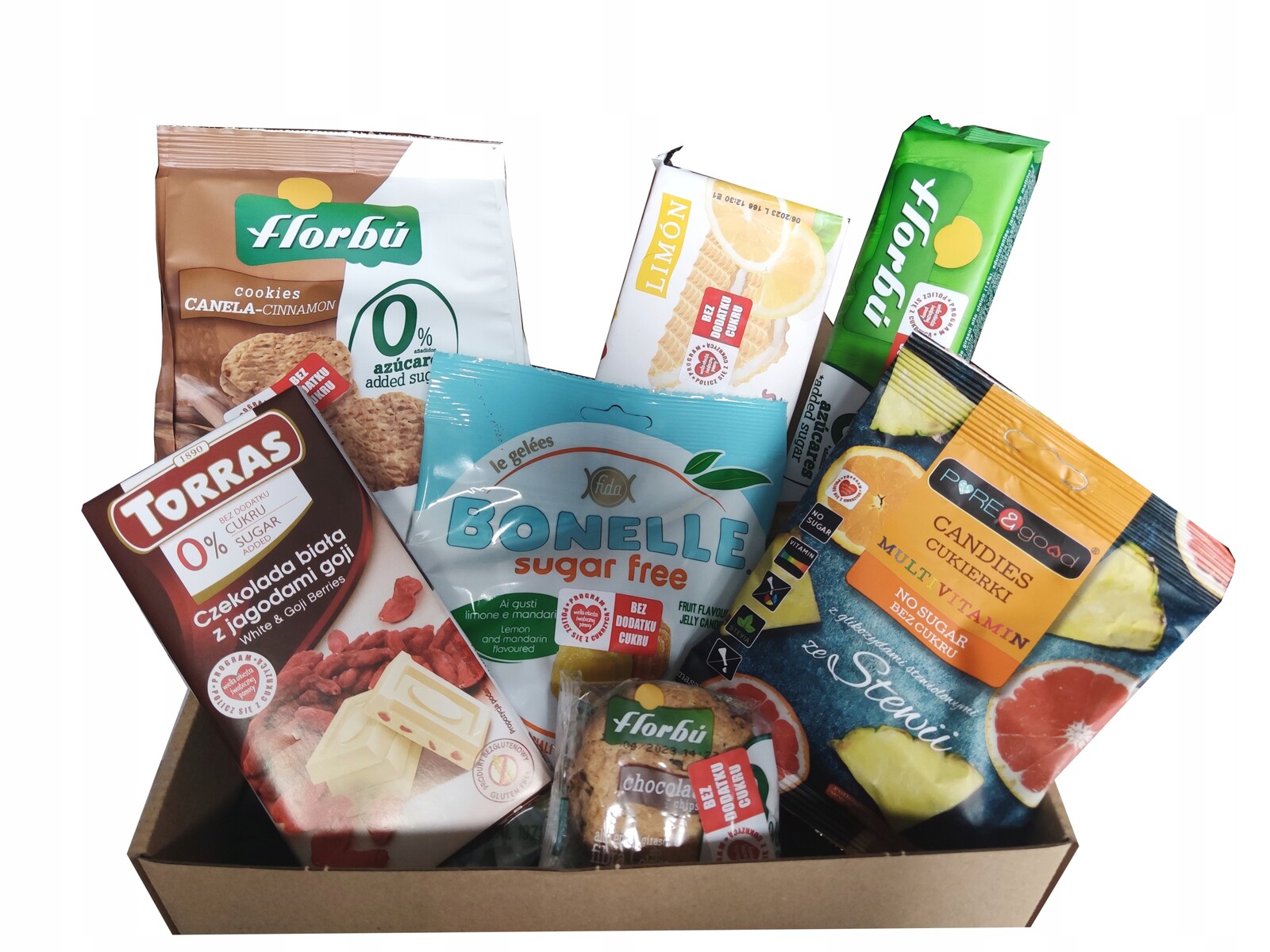 Sada sladkostí Bez Přidaného Cukru zdravý dárek dárek Pro Diabetika fit