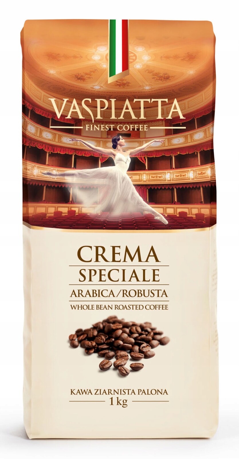 Káva Vaspiatta Crema Speciale zrnková 1 kg