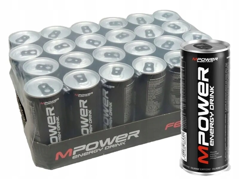 Energetický nápoj Energetik MPower 250 ml 24ks
