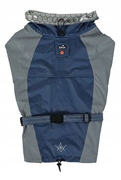 Obleček voděodolný pro psy Bivouak modrá 45cm Zolux