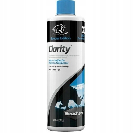 Seachem Clarity 250 ml 30% odstraňuje zakalení vody, čistič 325 ml