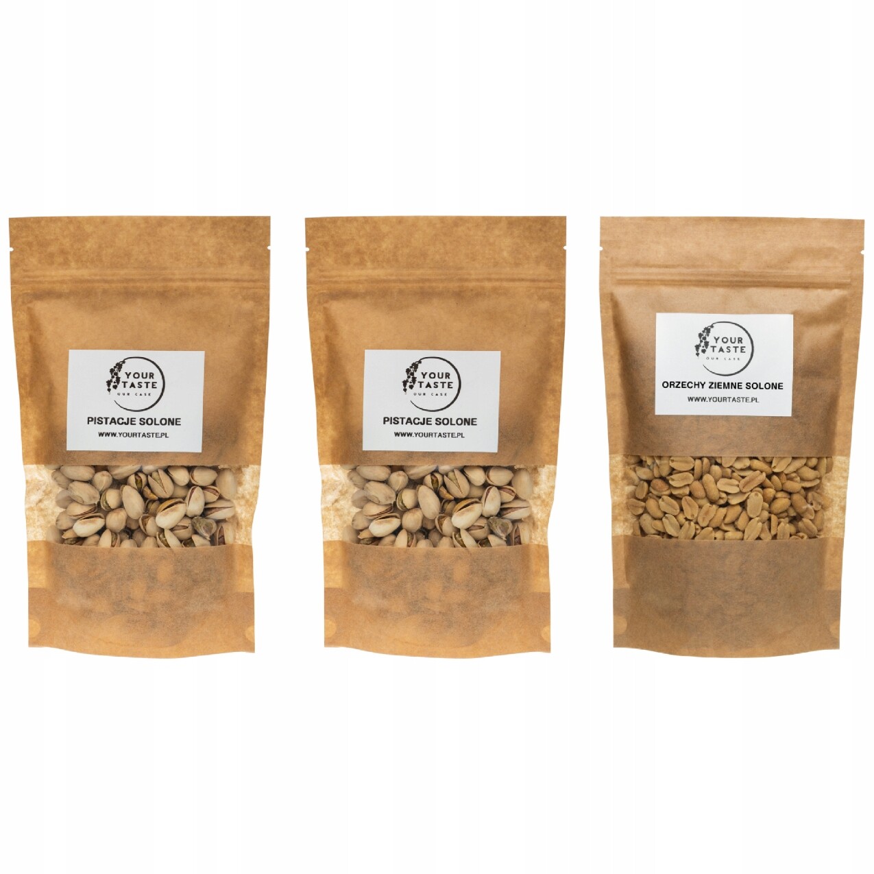 Sada – 2 x Pistácie solené 500 g Solené arašídy 500 g