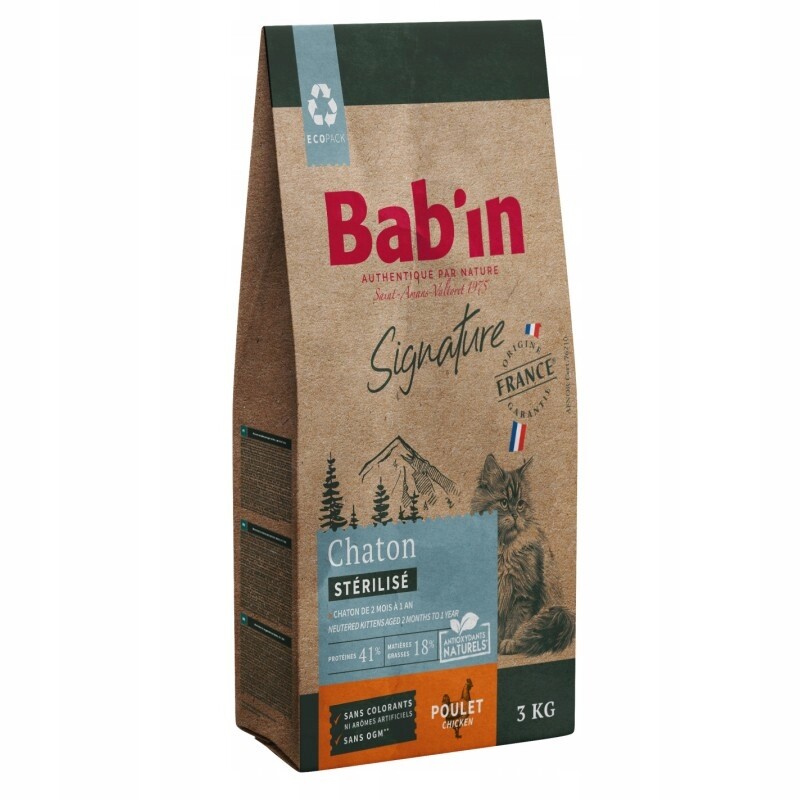 Bab'in Signature Kitten kuře pro koťata 3 kg