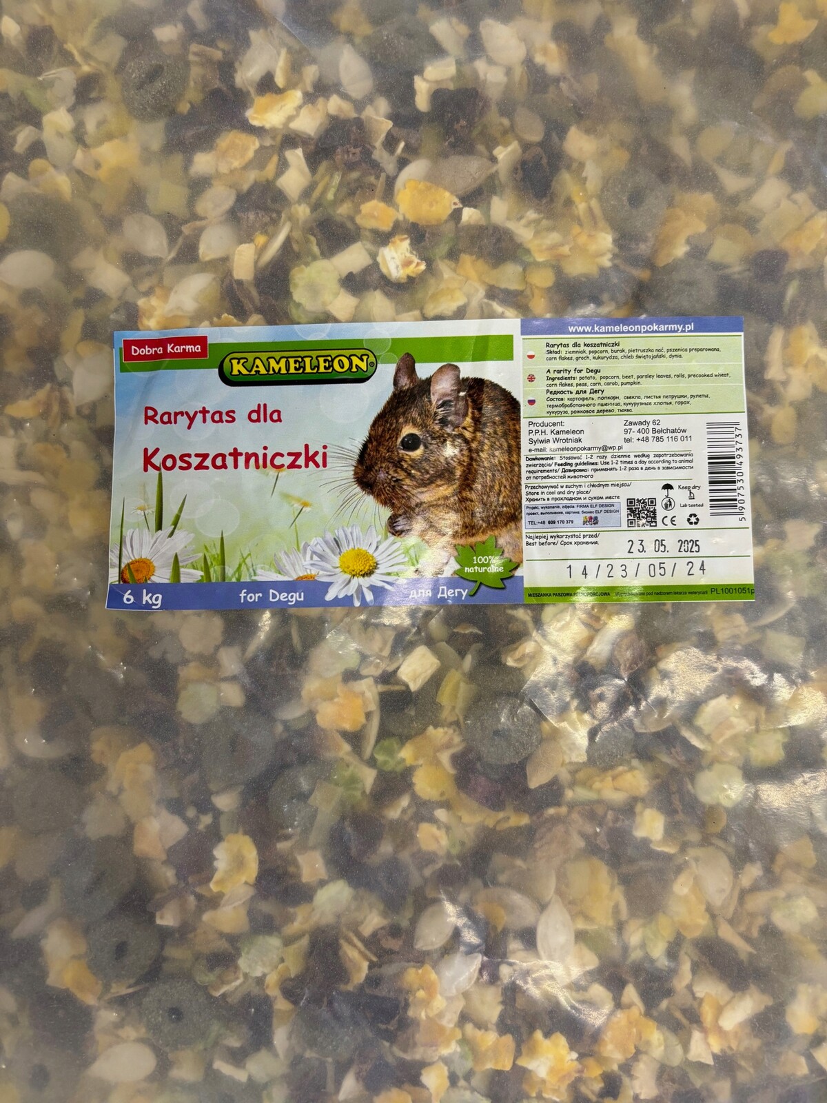 Kameleon Rarita Osmák Degu 6kg