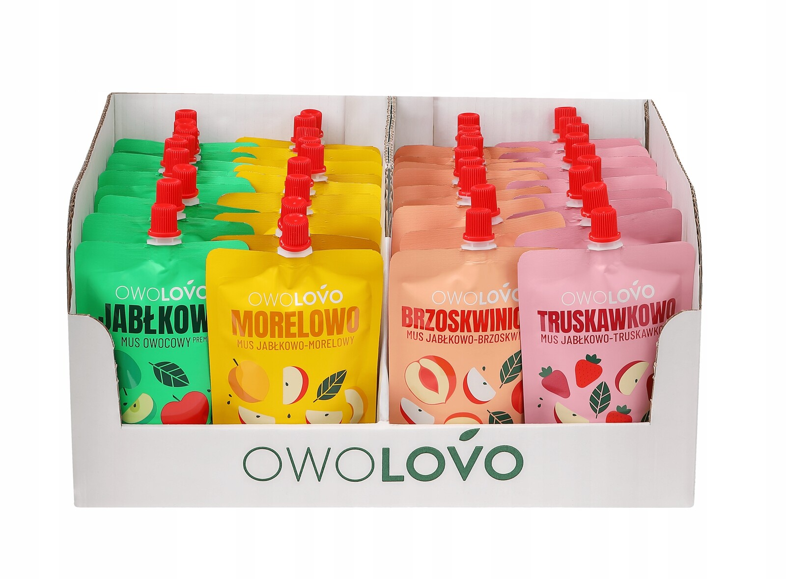 Musy Owolovo Ovocné MIX Chutí 40 kusů x 200 g