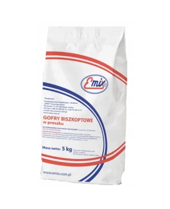 Směs na piškotové vafle v prášku Emix 5 kg