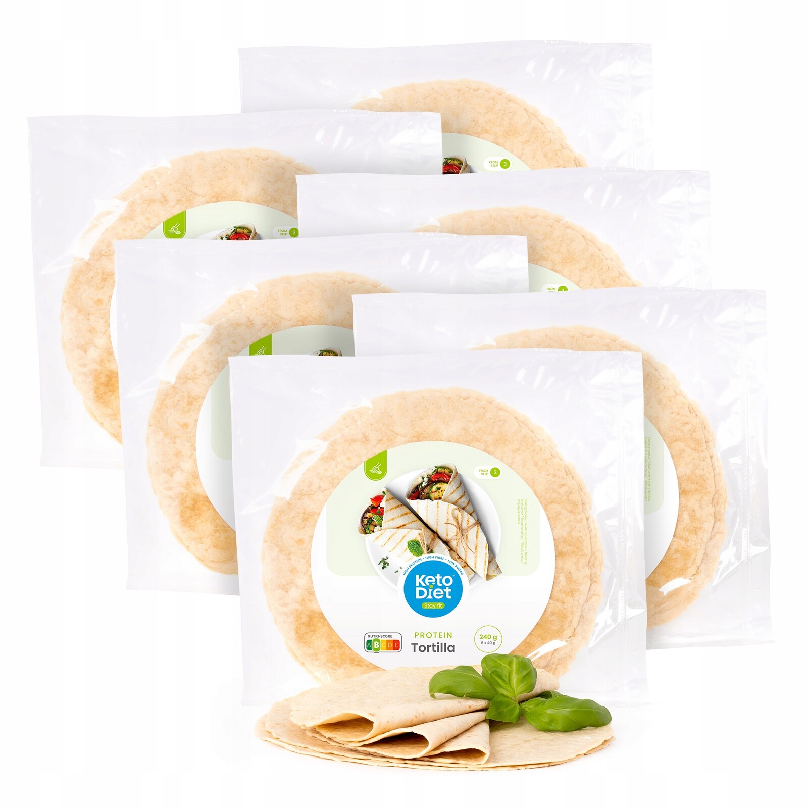 Proteinová tortilla Multipack 6 balení (36 ks)