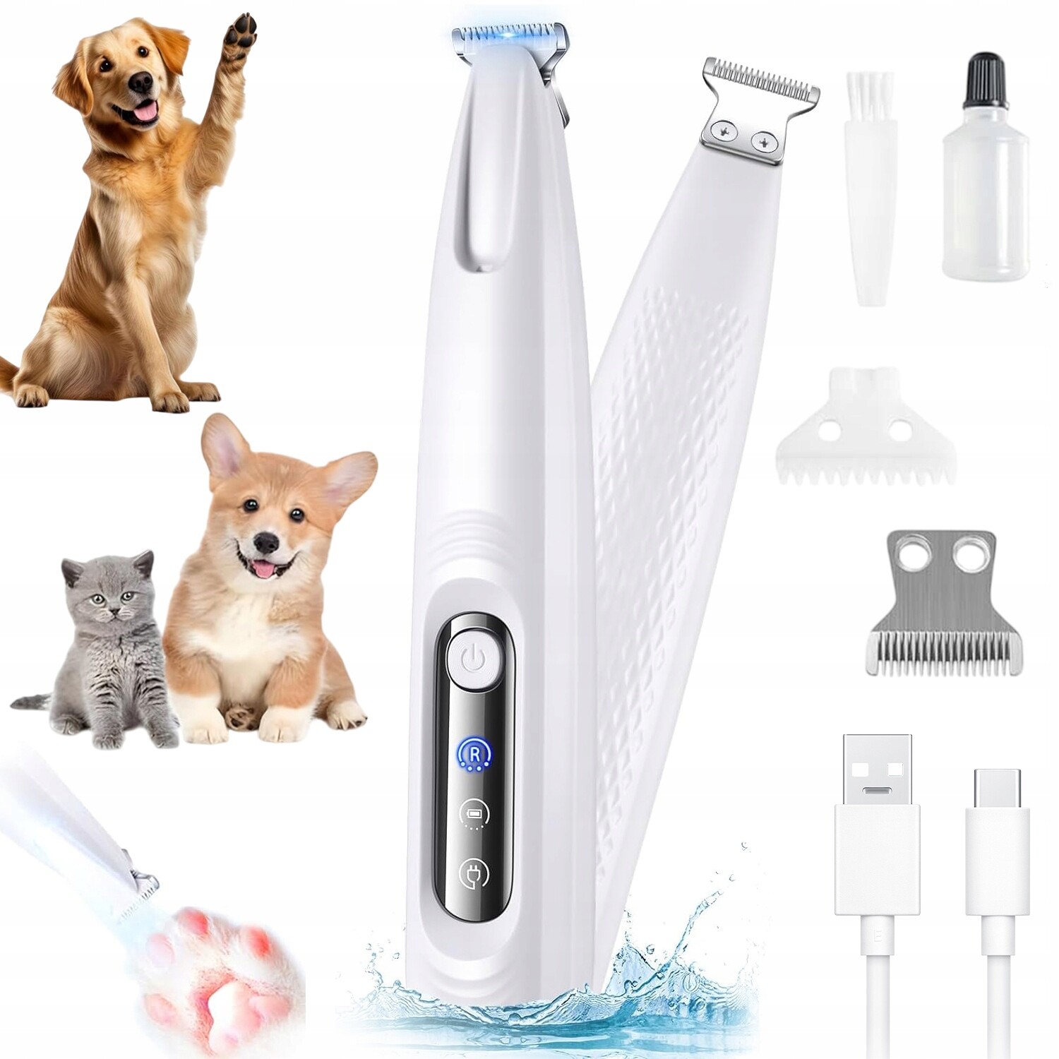 Elektrický Zastřihovač Zvířat S Nízkými Vibracemi