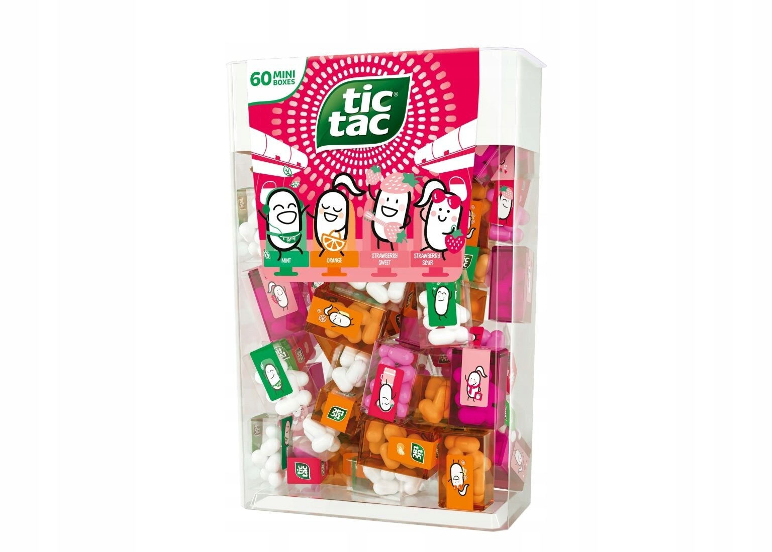 Tic Tac Travells Strawberry 60 mini balíčků 228 g