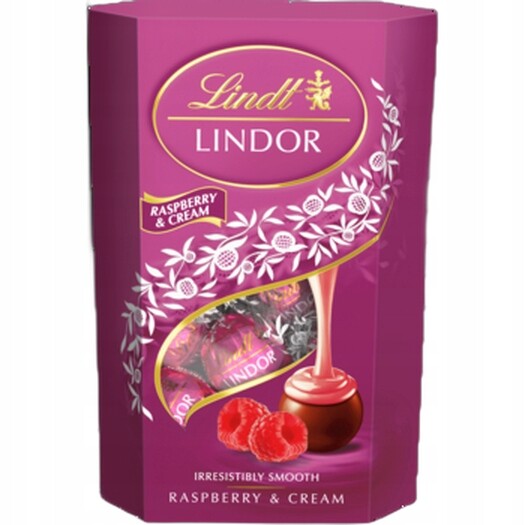Lindor Malinový & Smetanový kornet 200 g x 4