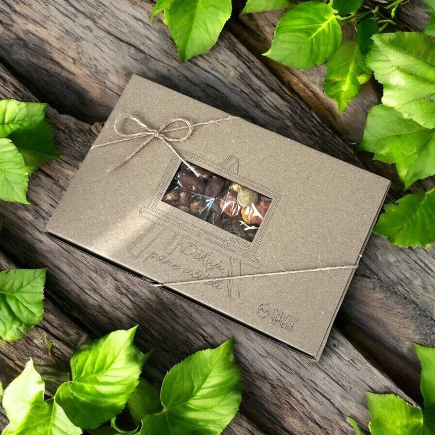 Nutworld.cz Dárková ořechová krabička 4x80g PRO PANA UČITELE