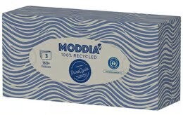 MODDIA Kosmetické ubrousky 3vrstvé 160 ks