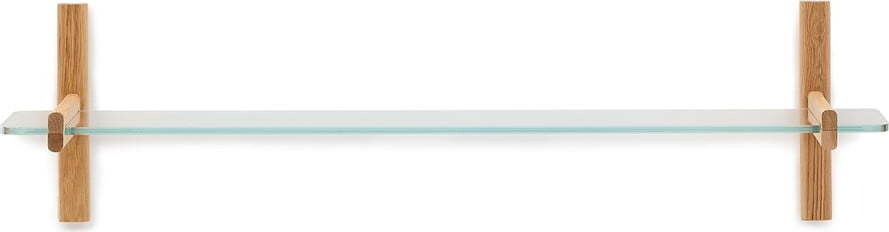 Skleněný modulární policový systém v přírodní barvě 110x28x30,5 cm Sitra – Kave Home