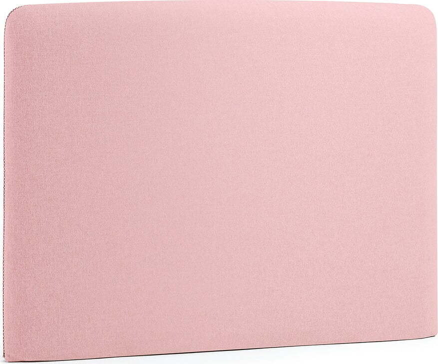 Růžové čalouněné čelo postele 108x76 cm Dyla – Kave Home