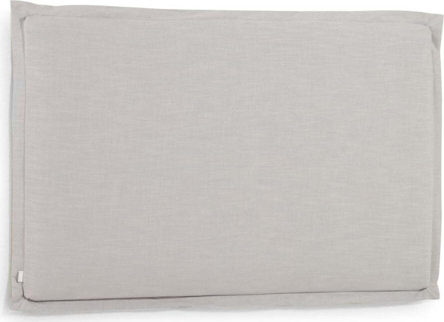 Světle šedé čalouněné čelo postele 166x106 cm Tanit – Kave Home