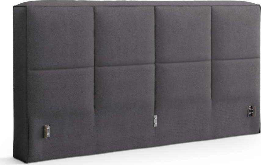 Tmavě šedé čalouněné čelo postele 170,5x100 cm Darren – Micadoni