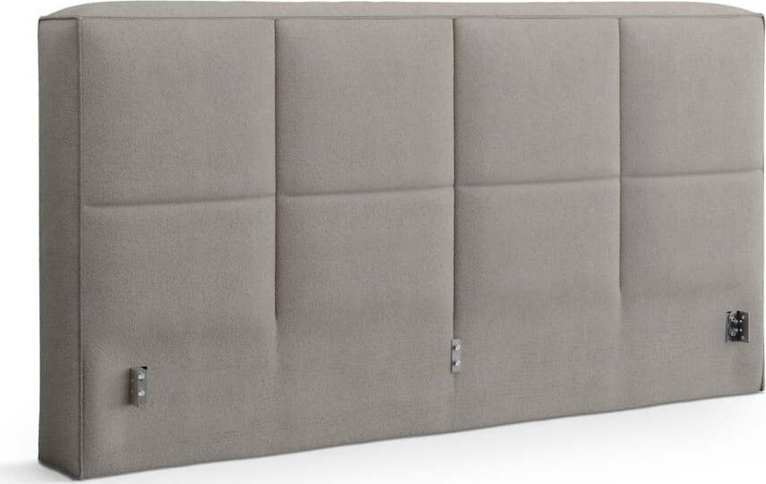 Světle šedé čalouněné čelo postele 190,5x100 cm Darren – Micadoni
