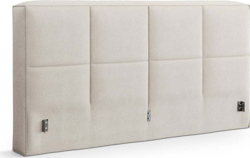 Krémové čalouněné čelo postele 210,5x100 cm Darren – Micadoni