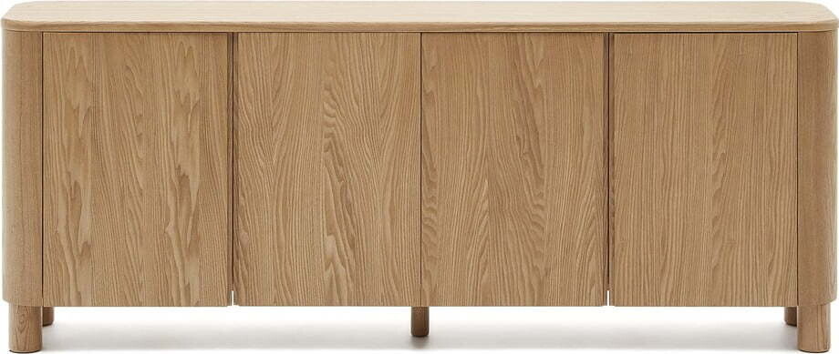 Komoda v dekoru jasanu v přírodní barvě 200x79x40 cm Salaya – Kave Home