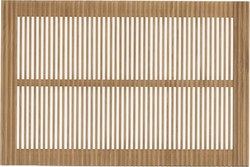 Čelo postele z dubového dřeva v přírodní barvě 105x70 cm Beyla – Kave Home