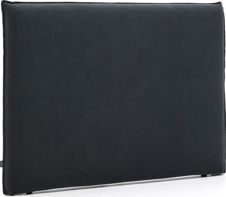Antracitové čalouněné čelo postele 180x118 cm Jaira – Kave Home