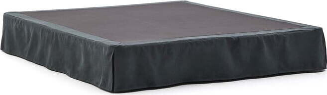 Antracitová čalouněná dvoulůžková postel 180x200 cm Jaira – Kave Home