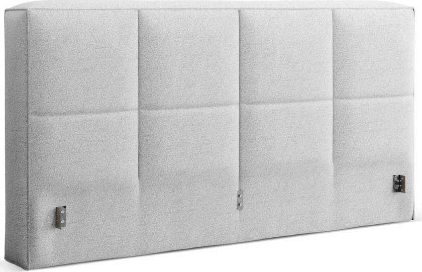 Světle šedé čalouněné čelo postele 170,5x100 cm Darren – Micadoni