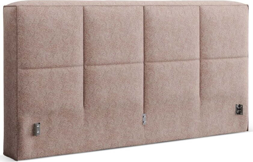 Světle růžové čalouněné čelo postele 170,5x100 cm Darren – Micadoni