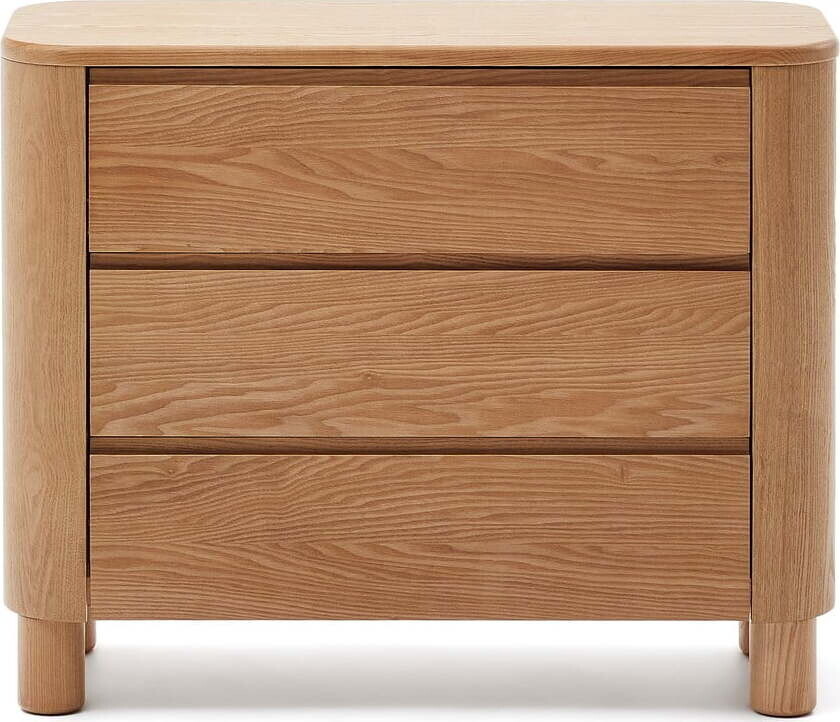 Komoda v dekoru jasanu v přírodní barvě 120x80x40 cm Salaya – Kave Home