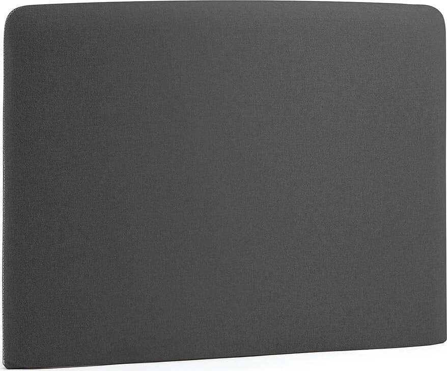 Černé čalouněné čelo postele 108x76 cm Dyla – Kave Home