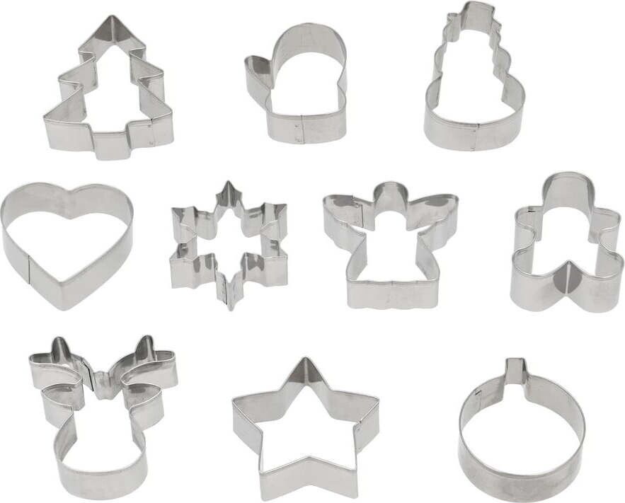 Vykrajovátka s vánočním motivem v sadě 10 ks – Blomsterbergs