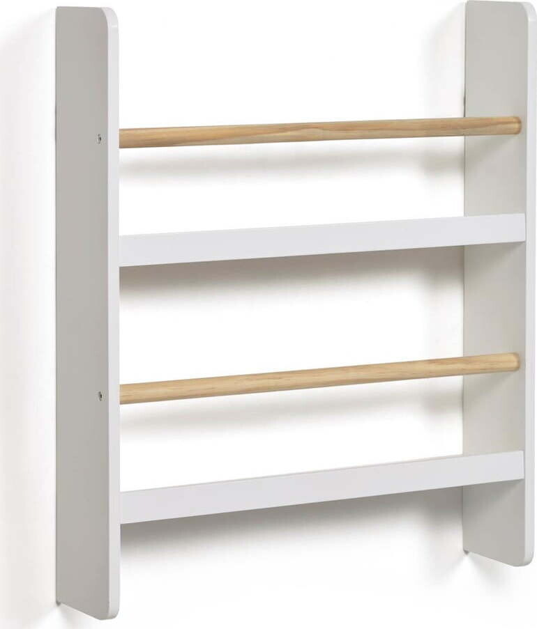 Bílá patrová dětská police 50 cm Gopi – Kave Home