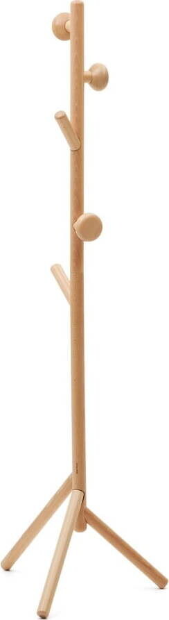 Věšák z bukového dřeva v přírodní barvě 46x170 cm Nadue – Kave Home