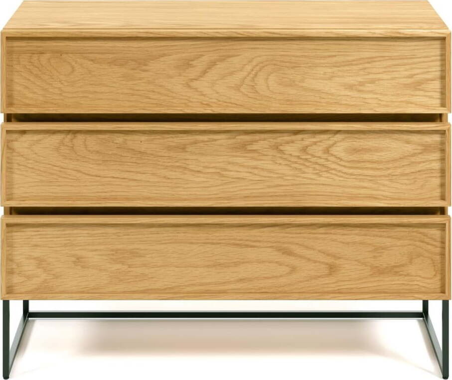 Komoda v dekoru dubu v přírodní barvě 100x78x42 cm Taiana – Kave Home