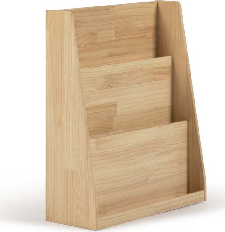 Dětská knihovna z borovicového dřeva v přírodní barvě 59,5x69,5x23 cm Adiventina – Kave Home