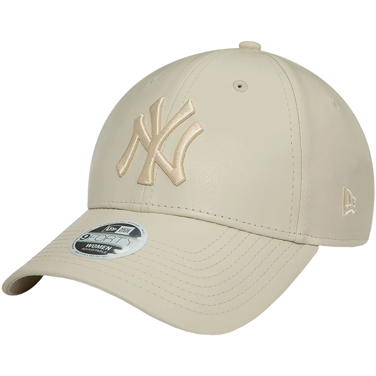 New-Era Pu 9FORTY New York Yankees Cap Béžová