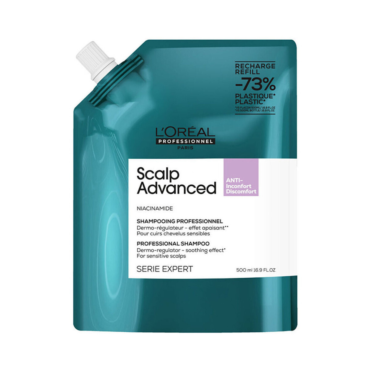L'oréal  Scalp Advanced Shampoo Refill 500 ml