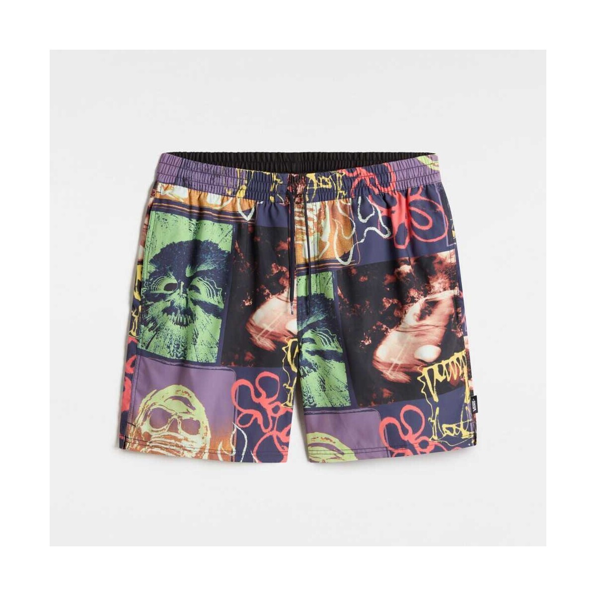 Vans  Primary crazy print loose elastic boards  Modrá